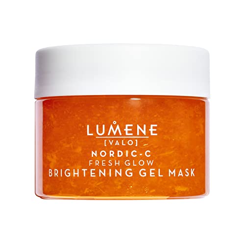 Lumene Nordic-C [Valo] Fresh Glow Aufhellende Gelmaske, 5,1 ml, Gesichtsmaske mit Vitamin C, transparent