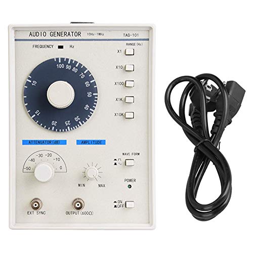 Signalgenerator, TAG-101 Audio Generator 10Hz-1MHz Niederfrequenz-Signalgenerator für die Wartung 220V(EU-Stecker)