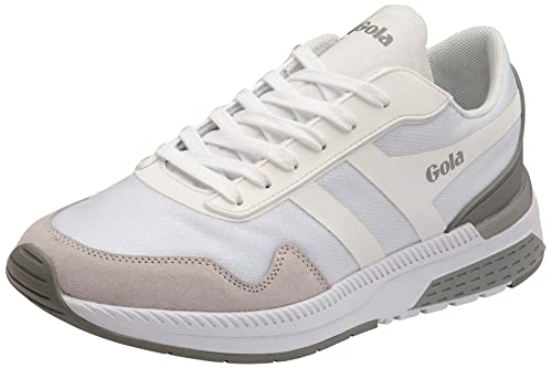 Gola Women's Atomics Road Running Shoe, White/Grey, 39 EU