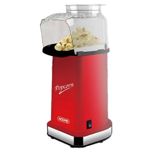 Heißluft-Popcornmaschine, 1200 W, schnelle Zubereitung max. 3 Minuten, ohne Öl und Fett, leicht zu reinigen (5370)
