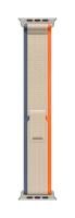 Apple Watch Band - Trail Loop - 49 mm - Orange/Beige - M/L