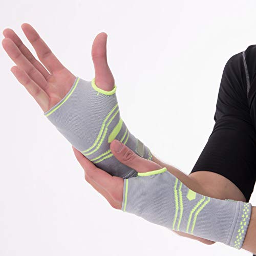 Amsahr Nylon-Schutzhülle für Handinnenflächen aus Spandex | Handflächen-Unterstützung, personalisierbar, weich und atmungsaktiv, klein
