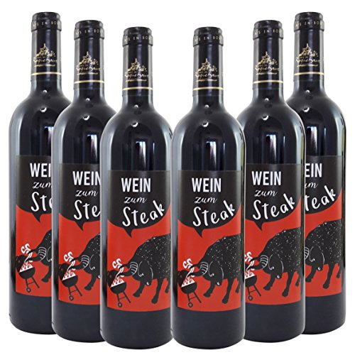 6 x 0,75 l Wein-Geschenk 'Wein zum Steak"