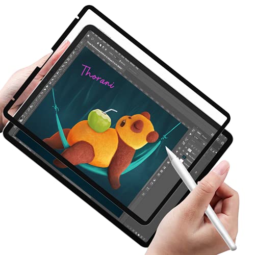 Thorani Paper-Feel Pro (3. Gen) für Micrsoft Surface Pro 4/5/6 12.3" Zoll - Matte Folie zum Schreiben & Zeichnen wie auf Papier, kompatibel mit Microsoft Pencil