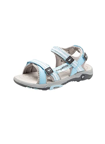 KangaROOS Unisex-Kinder K-Leni Sneaker, Blau (Blue Sky/Vapor Grey 4132), 35 EU