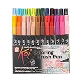 Sakura Koi Coloring Brush Pens 24er-Set, 24 Pinselstifte im Etui