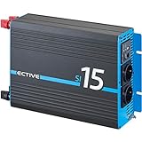 ECTIVE 1500W 12V auf 230V SI-Serie Reiner Sinus Wechselrichter in 7 Varianten: 300W - 3000W