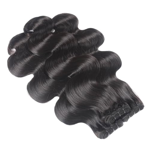 Damen-Haarblock-Locken, Spitzen-Kopfschmuck-Perücke, Faser-Perücke, vorhanggepresste Farblocken (Color : 16inch)