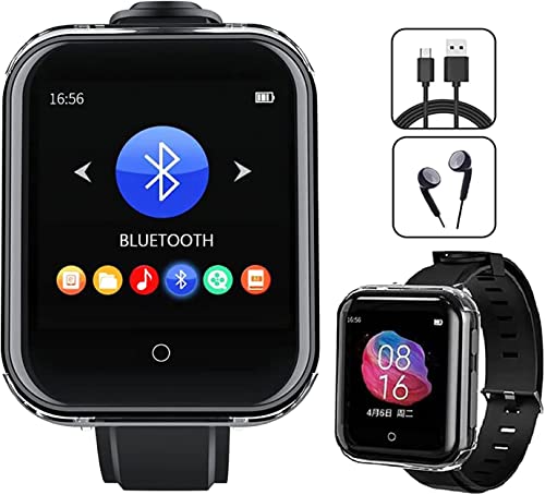 MP3-Player Bluetooth 5.0, 16GB Touchscreen MP4-Player, Tragbarer HiFi-Sound-Mini-Musikplayer mit Armband, Unterstützung Lautsprecher, FM-Radio, Recorder, E-Book