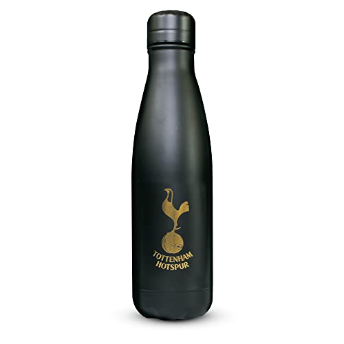 Tottenham Hotspur Thermoflasche aus Edelstahl, 500 ml, Schwarz