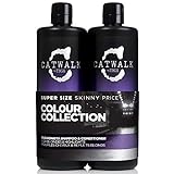 Catwalk by Tigi Fashionista Shampoo und Conditioner für blondes Haar, 750 ml, 2 Stück