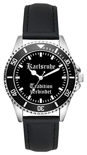 Karlsruhe Geschenk Artikel Idee Fan Uhr L-2011