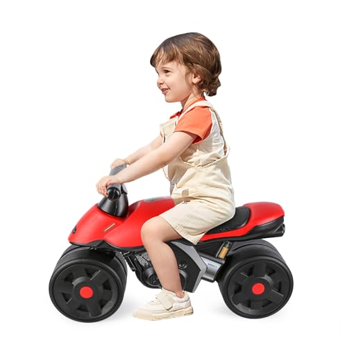 OHMG Laufrad, Motorrad für Kinder, Motorrad für Kinder von 3 – 40 Monaten, extra große Räder, entwickelt das Gleichgewicht und die Motorik, permanente Dekoration, Tragegriff