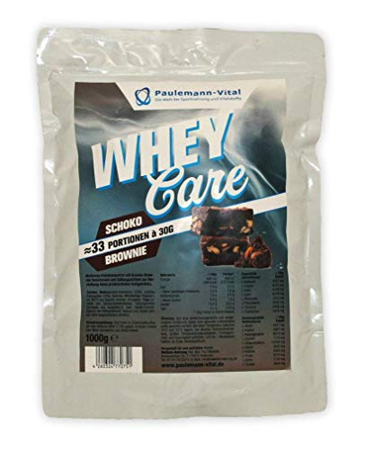 Whey Care Whey-Protein-Konzentrat Paulemann-Vital - 1000 g (Schoko-Brownie)