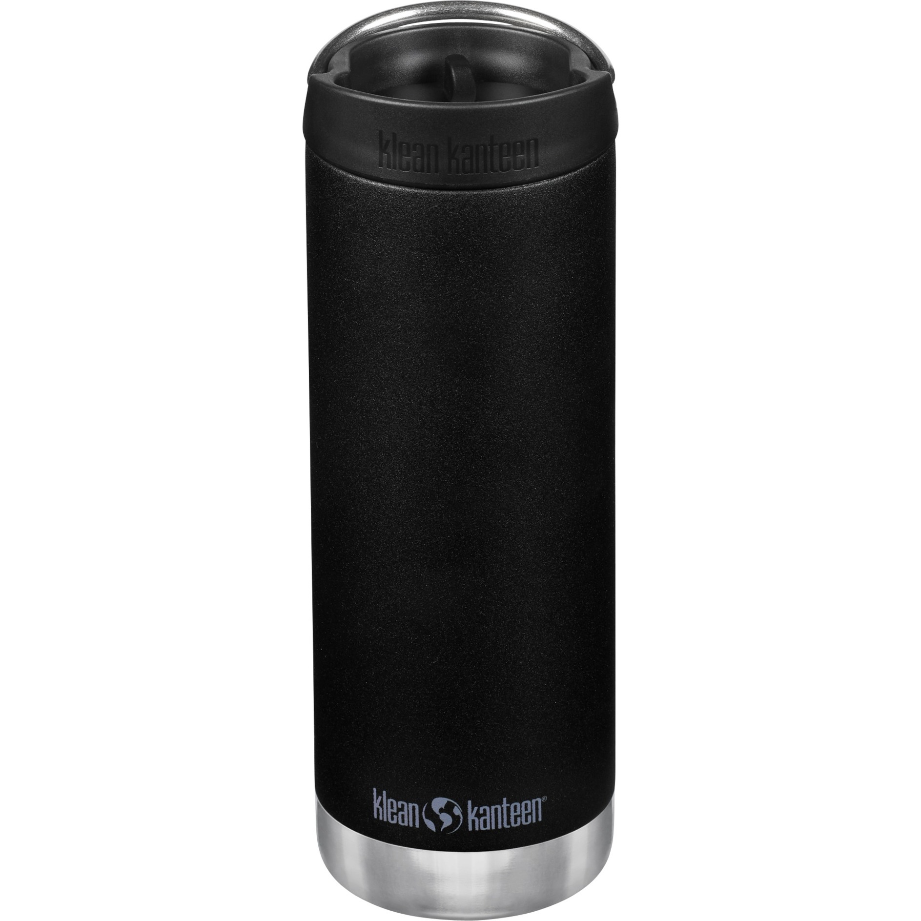Klean Kanteen TK Wide Vacuum Insulated 473ml with café Cap Flask One Size Black