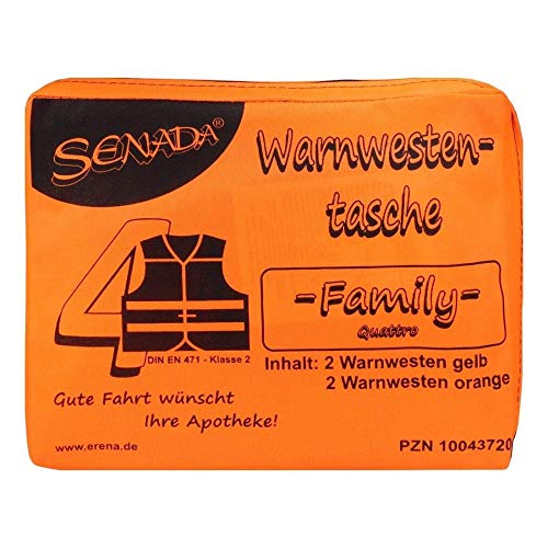 SENADA Warnweste orange Family Tasche 1 St