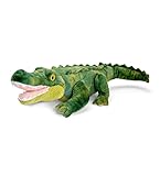 Keel Toys KEELECO SE1048 Plüschtier, 100% recycelt, ökologisches Spielzeug für Kinder, Plüsch, Krokodil, 43 cm