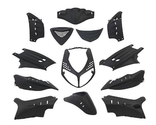 Verkleidungskit schwarz matt 13 Teile für Speedfight II