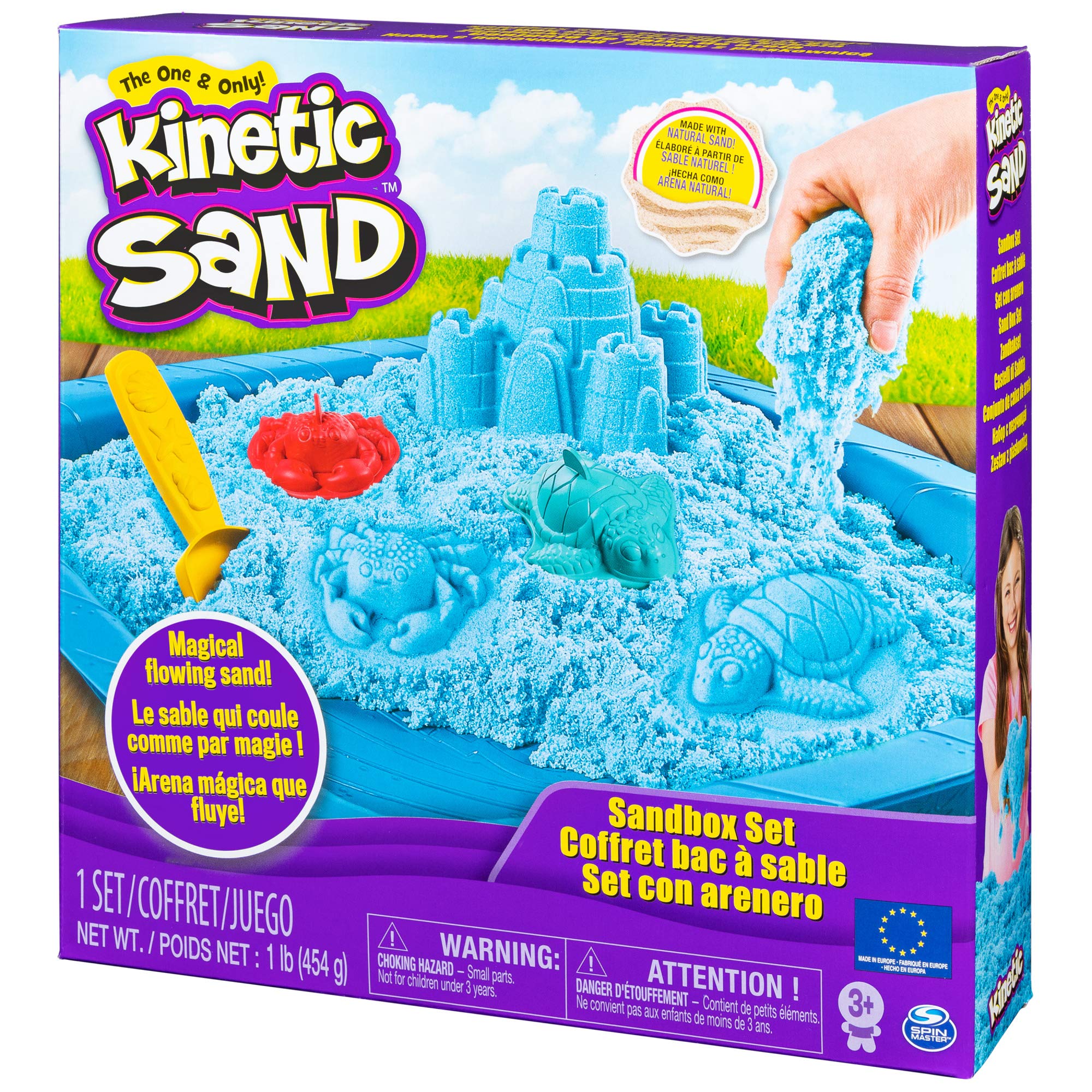 Kinetic Sand – Playset, Schloss Sin tañosllaños (farblich sortiert)