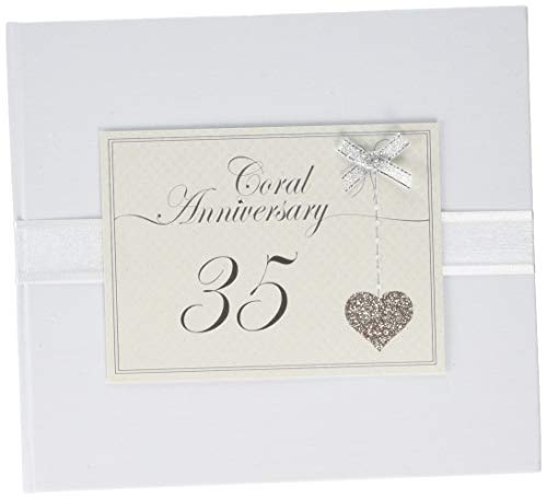 White Cotton Cards Erinnerungsschachtel zum 35. Jahrestag"Sparkling Love"
