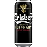 12 Dosen a 0,5L Elephant Carlsberg Starkbier Extra strong 10,5% vol. Bier Elefant inc. 3€ EINWEG Pfand