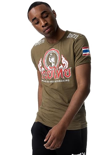 BENLEE Herren T-Shirt schmale Passform Thailand Army Green L
