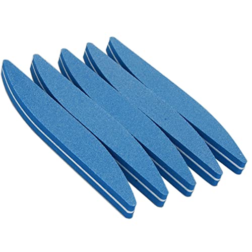 RHAIYAN 10 teile/los Blaue Puffer Emery Board Nagel File 100/180 Grit Limas Para Manicura Sanding Nails Art Puffing Tools Salon Zubehör Specific