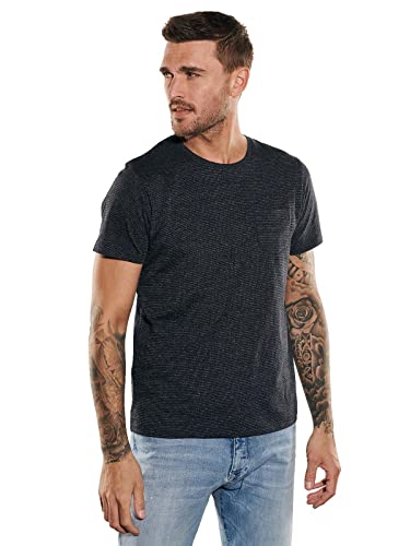 emilio adani Herren T-Shirt Slim fit, 35105, Blau in Größe XXL