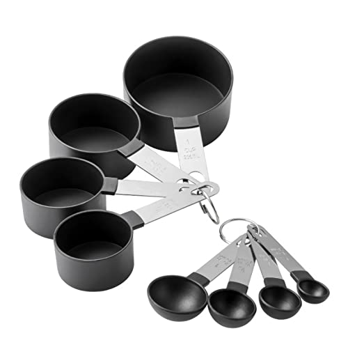 Edelstahl-Kaffee-Löffel-Set 8-teiliges Backen-Werkzeuge Edelstahl-Kaffeezubehör Set Kaffeeschaufel for gemahlene Kaffee (Color : C)