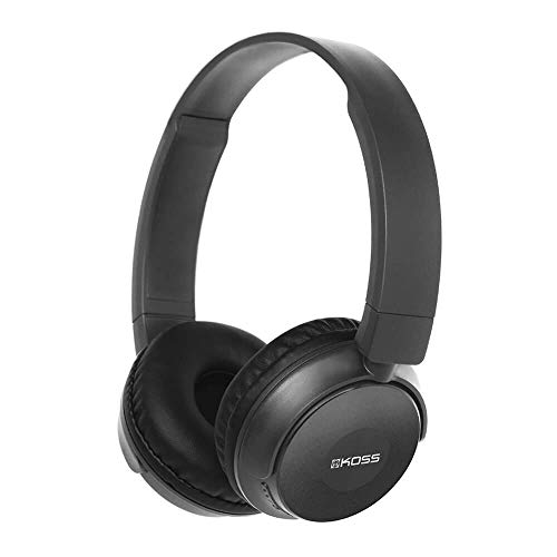KOSS BT330i Bluetooth®, kabelgebunden HiFi On Ear Kopfhörer On Ear Schwarz