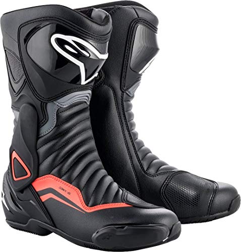 Alpinestars 1691460147 Motorradstiefel, Schwarz/Weiß, 47