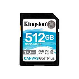 Kingston Canvas Go! Plus - Flash-Speicherkarte - 512 GB - SDXC UHS-I