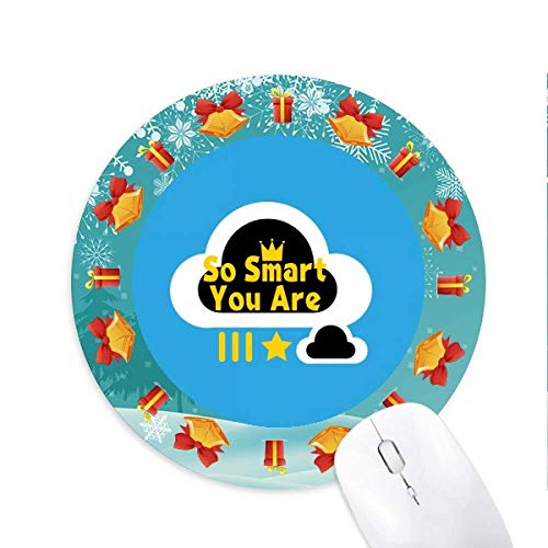 Narren Praised Played Clever Mousepad Round Rubber Mouse Pad Weihnachtsgeschenk