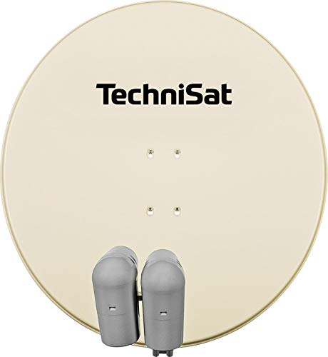 TechniSat eutelastrasat 850, ein-teilnehmer, beige (sat-antenne 85 cm mit 2 single-lnbs)