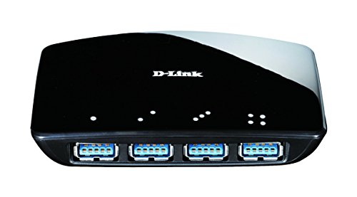 D-Link DUB-1340/B SuperSpeed USB 3.0 Hub mit 4 Anschlüssen