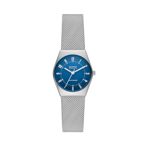 Skagen SKW3080 GRENEN Lille SOLAR Powered Uhr Damenuhr Edelstahl 3 bar Analog