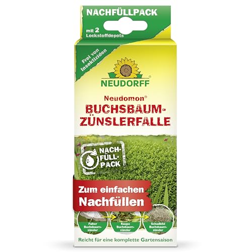 Neudorff Neudomon BuchsbaumzünslerFalle Nachfüllpack mit 2 Lockstoffdepots 1 Set