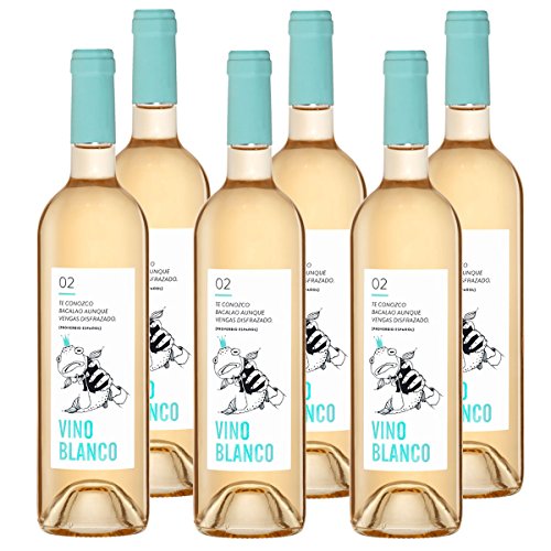 Hausweinpaket Vino Blanco Spar-Set (6 Flaschen) Macabeo und Chardonnay D.O. Utiel Requena