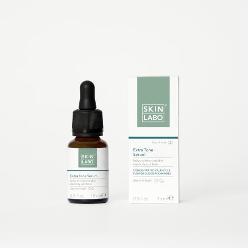 SkinLabo Serum Extra One - Verbessert den Hautton und die Elastizität der Haut, schützt das Epigenom, mit Calendulablüten-Oligosacchariden, 15 ml