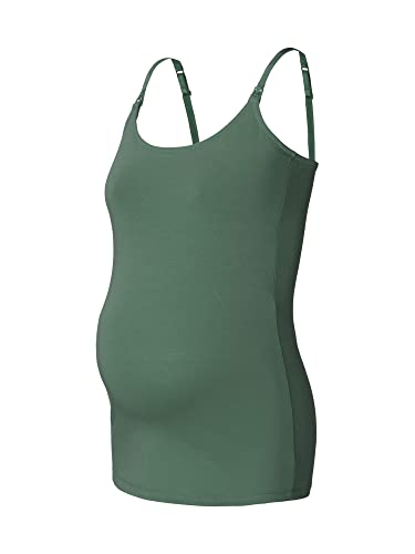 ESPRIT Maternity Damen Spaghetti Top Nursing Trägershirt/Cami Shirt, Vinyard Green-320, XL