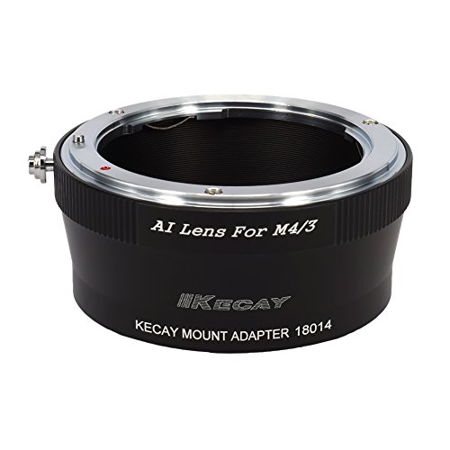 KECAY Objektiv Adapter kompatibel mit Nikon AI Objektiv für Micro 4/3 M4/3 Kamera kompatibel mit Panasonic G1 G3 G10 GX1 GH1 GH2 GF1 GF2 GF3 GF5 GH4 kompatibel mit Olympus Pen OM-D E-M5 E-M10 AI-M4/3