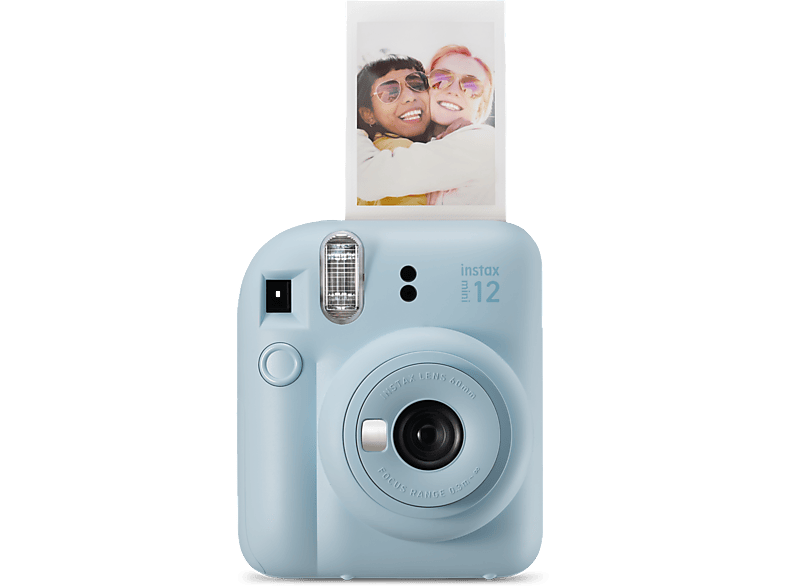 FUJIFILM INSTAX mini 12 Travel Set Sofortbildkamera, Pastel Blue