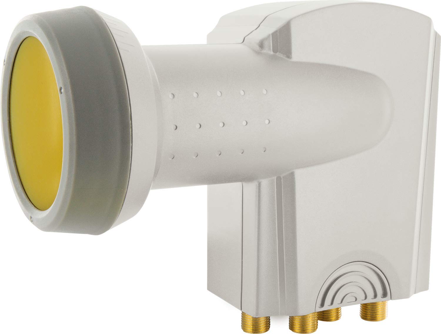 Schwaiger Sun Protect - Digitales Quad LNB (hellgrau)