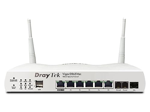 DrayTek Vigor2865Vac - Dual-WAN VPN Firewall Router (Annex-B)
