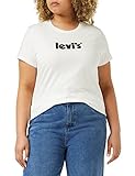 Levi's Damen The Perfect Tee T-Shirt,Poster Logo Sugar Swizzle,S