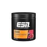 ESN Crank, Fresh Berry Juice, 380g, kompletter Pre Workout Booster