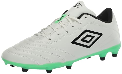 Umbro Herren Tocco 3 League Fg Fußball-Stollen, Weiß/Schwarz/Grün, 42.5 EU