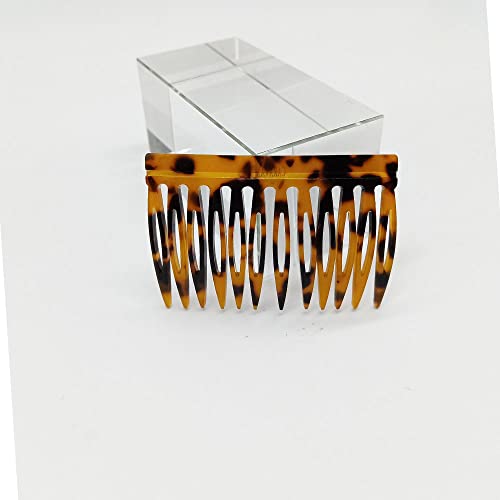 CARAVAN® Handgefertigter Kamm, Tokyo-Farbe, 7,6 cm aus Zelluloid-Acetat-Material
