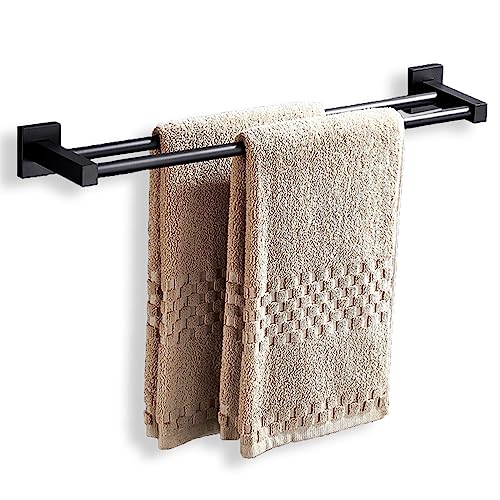 Handtuchhalter Ohne Bohren, Doppelter Bad Handtuchstange Wandmontage Handtuchhalter Für Badezimmer Dusche Küche,50cm
