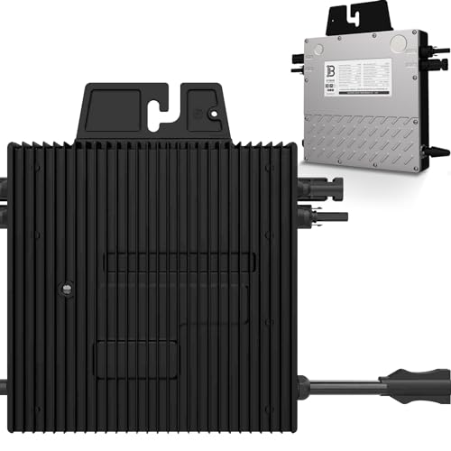 BENY BYM800 800 W Micro-Wechselrichter Drosselbar für Solarmodule, Microinverter Inverter für Mini-PV Plug & Play Balkonkraftwerk, Mikrowechselrichter, Solar